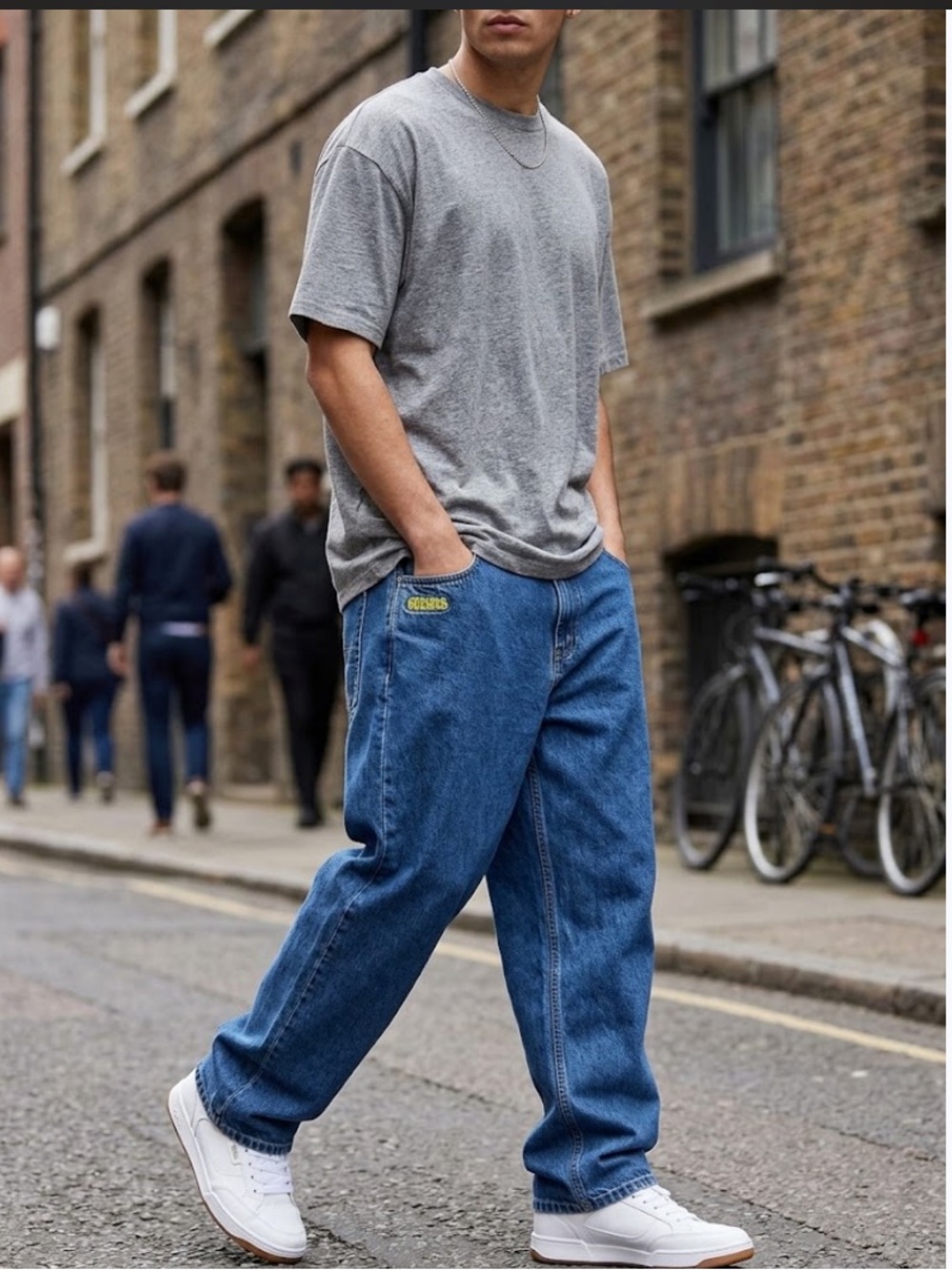 Empyre Baggy Blue Denim Skate Pants - Size 40